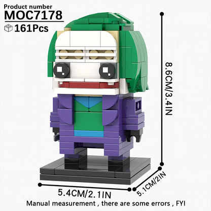MOOXI Movie Series MOC BrickHeadz Building Blocks Set – DIY Educational Toy for Kids