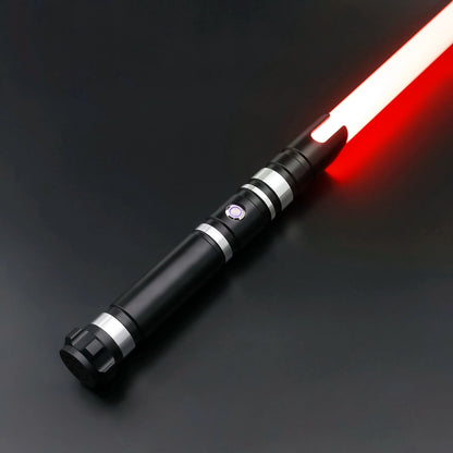 TXQSABER Heavy Dueling Lightsaber – Neo Pixel RGB Laser Saber with Metal Hilt, Smooth Swing Combat Cosplay Luminous Toy for Kids