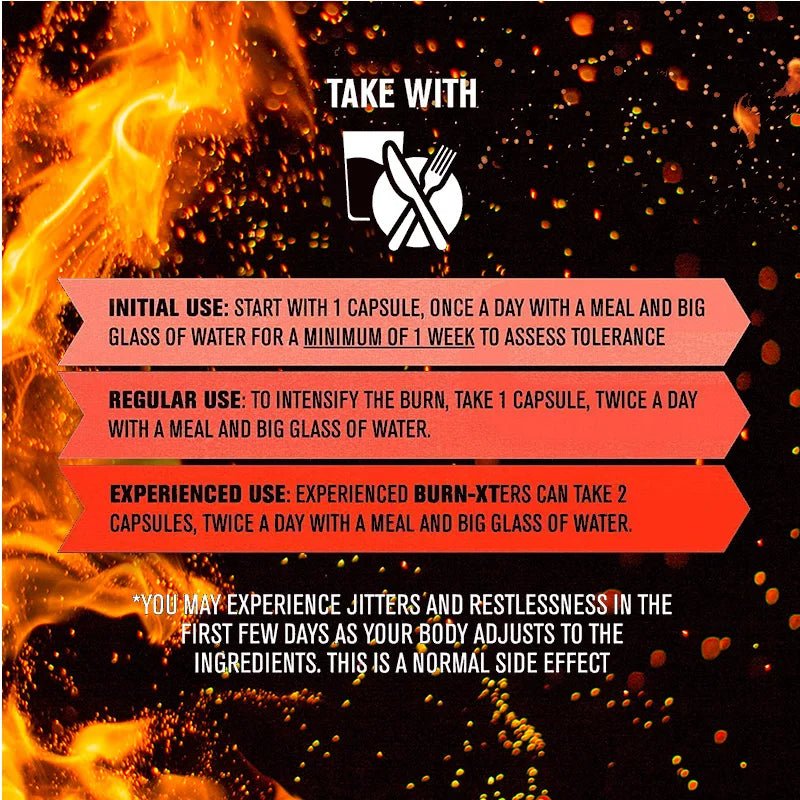 Burn-XT Fat Burner – Metabolism Booster, Energy Enhancer & Appetite Suppressant Weight Management Supplement for Fat Burning Support