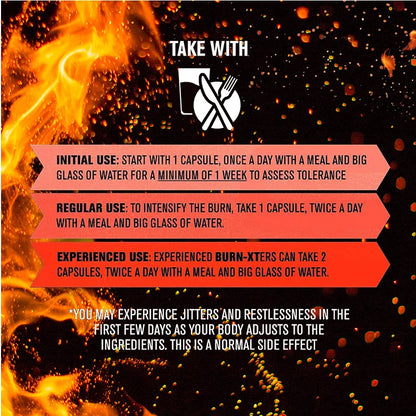 Burn-XT Fat Burner – Metabolism Booster, Energy Enhancer & Appetite Suppressant Weight Management Supplement for Fat Burning Support