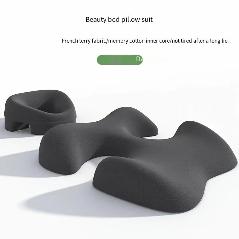 Face & Body Massage Pillow - Ergonomic Non-Slip Spa Support Cushion for Home & Salon