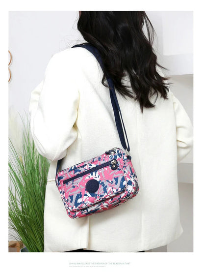 Women’s Nylon Oblique Crossbody Bag – Fashionable Shoulder & Mother Bag