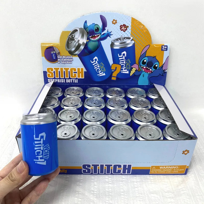 Cartoon Stitch & Capybara Keychain – Trendy Blind Box Figure, Backpack Pendant Collectible Toy & Can Opener Gift (1pc/24pcs)