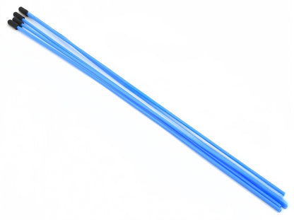 4PCS RC Antenna Protection Tubes — 380mm Plastic Pipe with Caps for 1/5, 1/8, 1/10, 1/14 RC Receivers & Crawler Cars