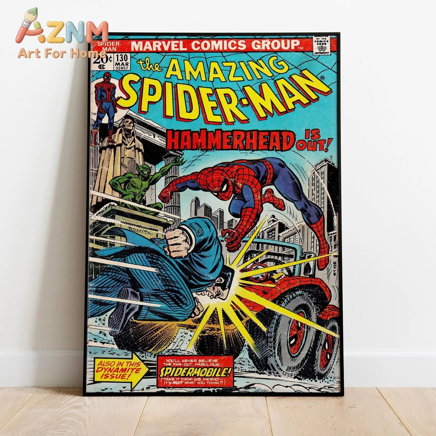 Spider-Man Comic Book Covers Poster - Comic Print Wall Art Gift for Superhero Fans