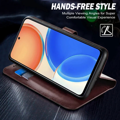 Samsung Galaxy A17–A16–A15–A14–A56–A55–A54–A36–A35–A34–A26–A25–A24 Phone Case - PU Leather Flip Wallet Cover with Card Slots