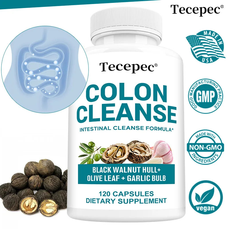 Colon Cleansing Capsules – Detox, Digestive Health & Metabolism Support