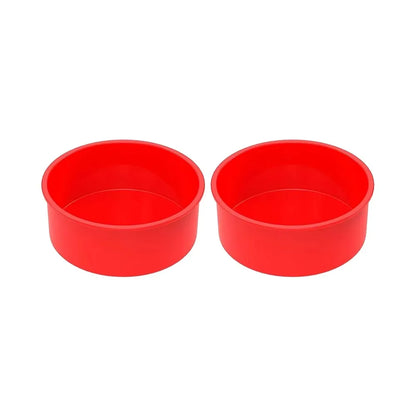4–10 Inch Silicone Round Cake Pan Set – 2, 3, 4 Tier Heat-Resistant Cake Mold for Baking