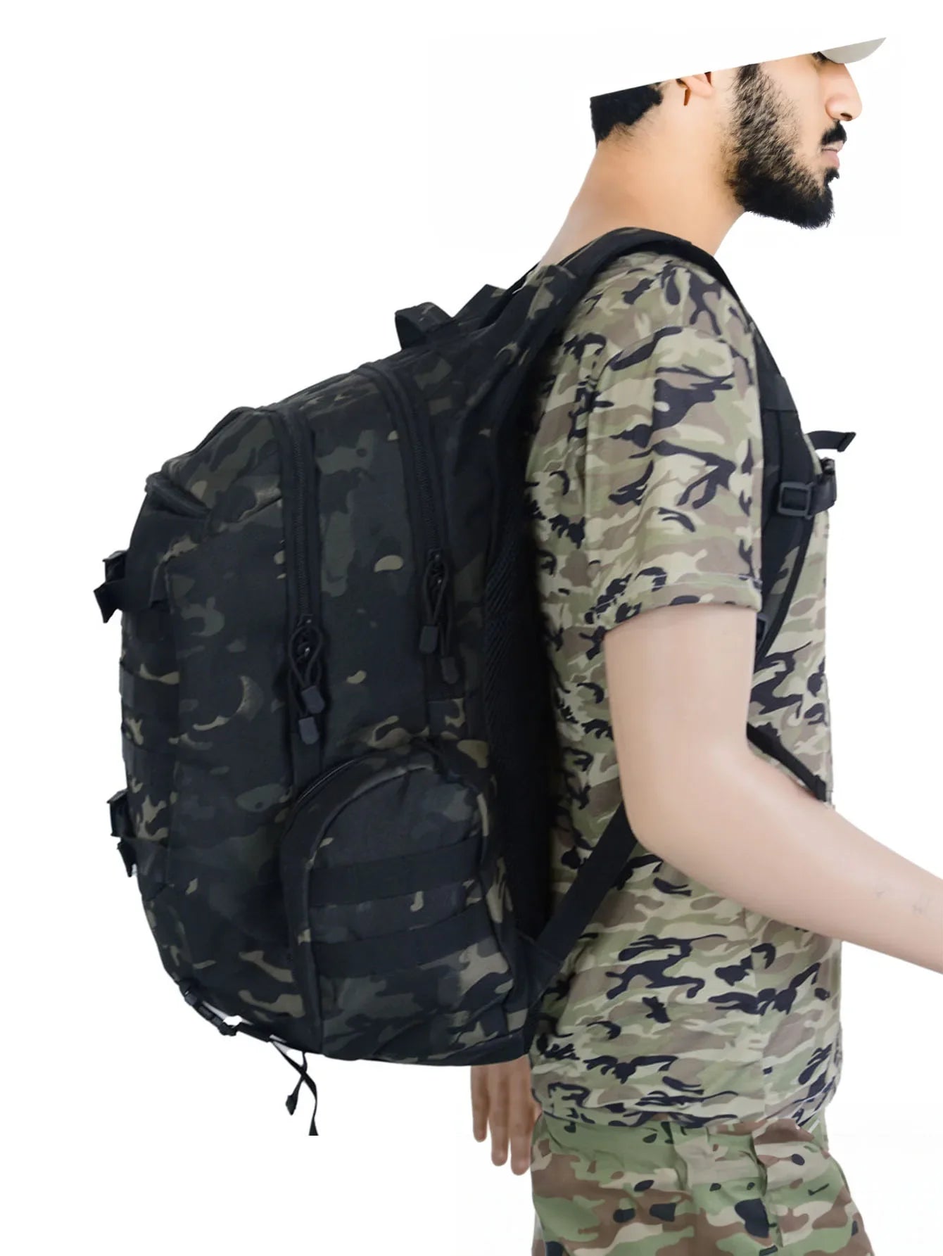 45L Waterproof Tactical Backpack – Outdoor Fishing, Hunting, Hiking & Camping Rucksack