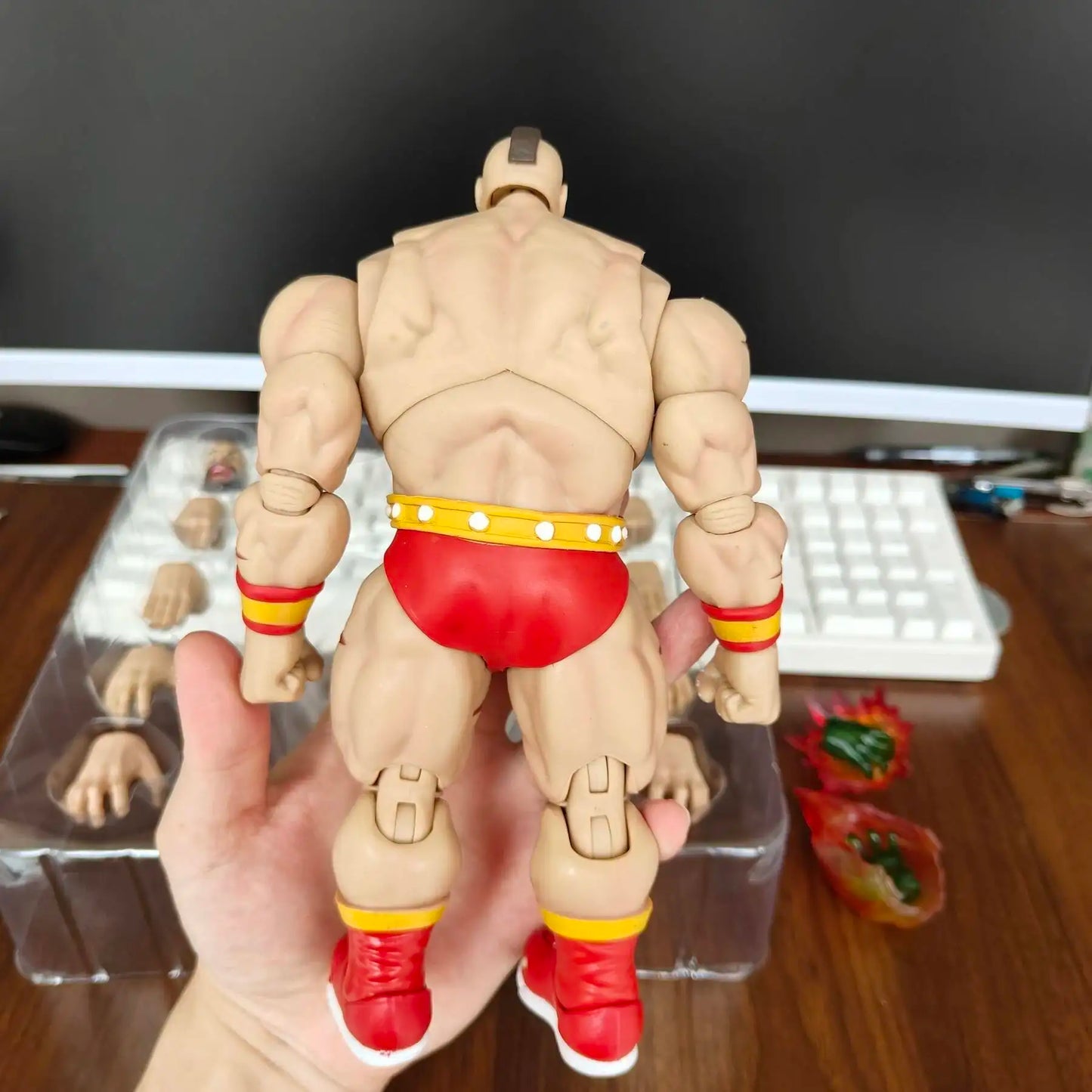 Street Fighter Action Storm Zangief Figure — ST Collection Movable Model Toy from The Final Challengers Series