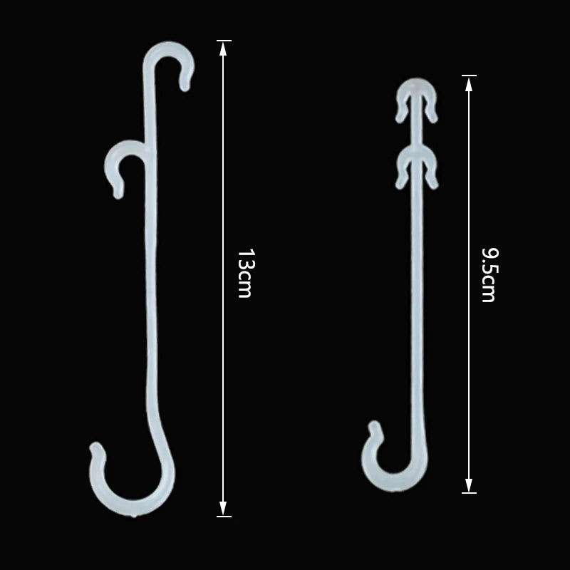 50pcs J-Shaped Fruit Cherry Tomato Ear Hook: Garden Plant Grape Support Vines Fastener Clips - Trellis Fixed Buckle Hook Included