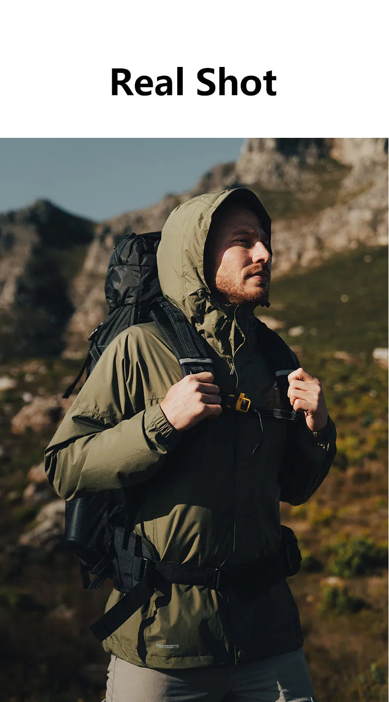 Naturehike 70L Camping Backpack — Large Capacity Ergonomic Hiking & Trekking Bag for Men with Rain Cover