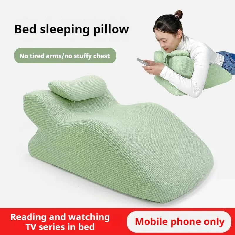 Face Down Pillow – Ergonomic Home Massage Cushion with Neck Support for Comfortable Sleeping & Bed Wedge Support