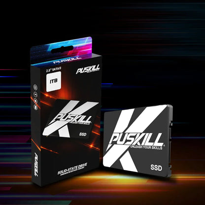 PUSKILL SATA3 SSD – 2.5" Internal Solid State Drive for Laptop & Desktop, Available in 120GB, 256GB, 512GB, 1TB, 2TB   2/2
