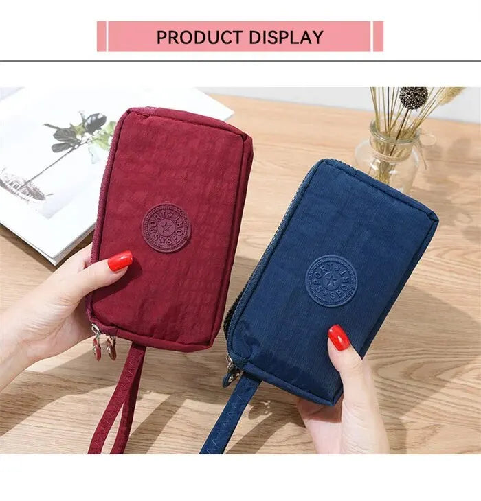 Korean-Style Large Capacity Oxford Cloth Wallet – Waterproof Coin Wallet for Men & Women