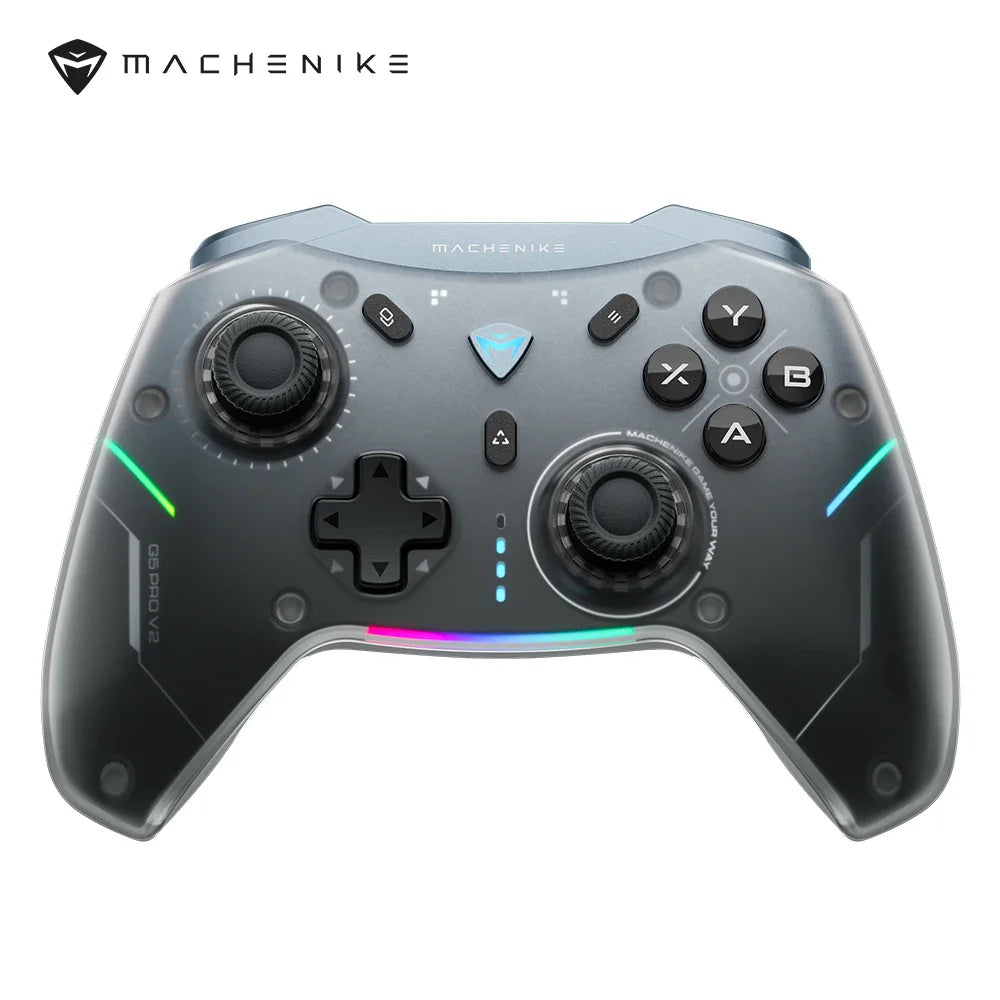 MACHENIKE G5Pro V2 Gaming Controller with Optical Triggers, ABXY Buttons, Hot-Swappable Joystick, 4K Resolution for Switch & PC