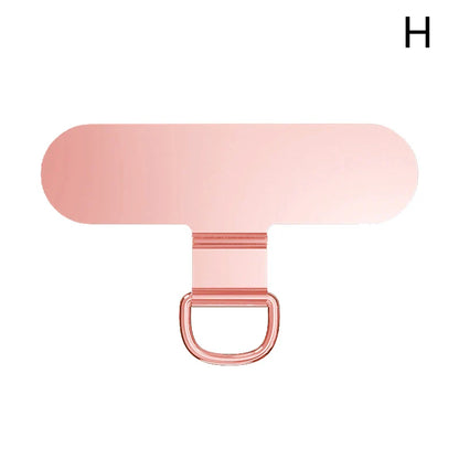 0.3mm Metal Phone Tether Tab – 360° Rotating Phone Lanyard Patch Clip Replacement Hanging Strap Gasket Accessory