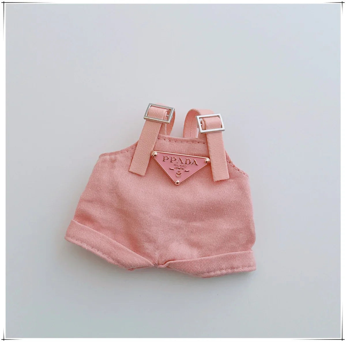 17cm Labubu Mini Doll Outfit Set - Hat, Clothes & Shoes for Labubu II Sitting Party Game Accessories