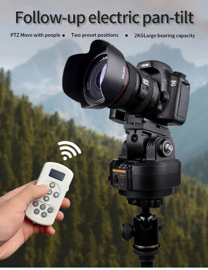 Thermal Imaging Camera Automatic Bracket - Remote Panning, Animal Observation, 2kg Load Capacity, Face Following Head Stabilizer
