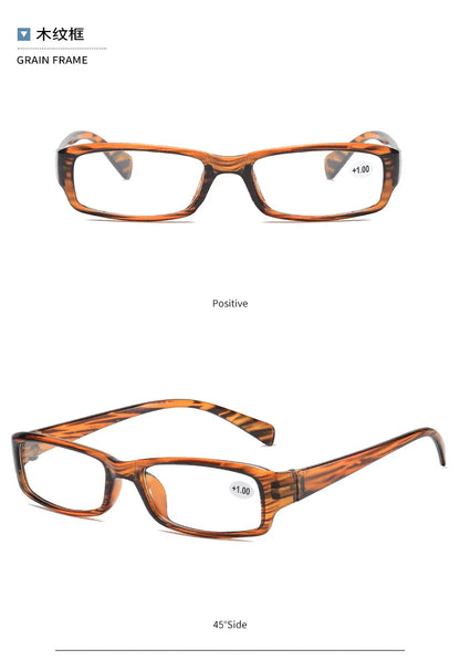 New Resin Wood Grain Reading Glasses – Presbyopic Eyewear for Men & Women, Stylish Gafas De Lectura Mujer