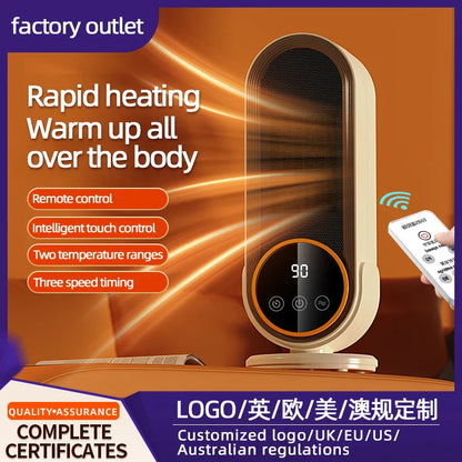 Electric Fan Heater – Household Winter Foot Warmer Energy-Saving Hot Air Heater