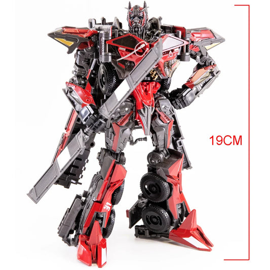 BAIWEI TW1024 Sentinel Prime Transformation Toy – Fire Engine Robot Action Figure Autobot Model TW1025
