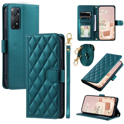 Xiaomi Redmi Note 11 Series Leather Flip Case – Crossbody Wallet Cover for Note 11 Pro 5G/11S/11E/10S/10T/9S/8 Pro
