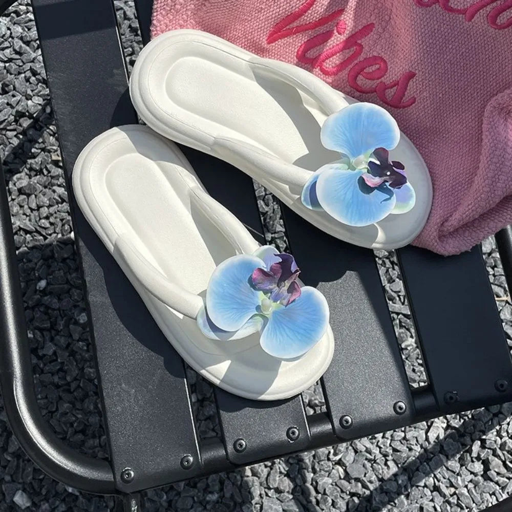 EVA Butterfly Flip Flops - Anti-Slip Summer Beach & Vacation Sandals
