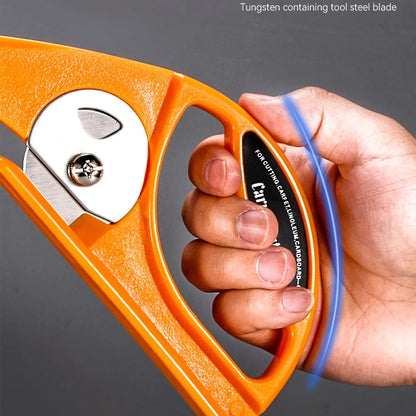 45mm Rotary Material Cutter - Heavy-Duty Utility Knife for Carpet, Linoleum, Fabric & Paper