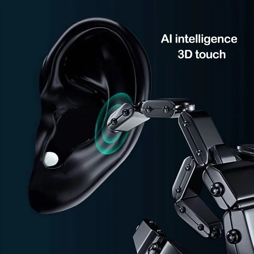 Invisible Mini Bluetooth Earphones V5.2 – TWS In-Ear Wireless Earbuds with Noise Reduction & Mic for Sleep