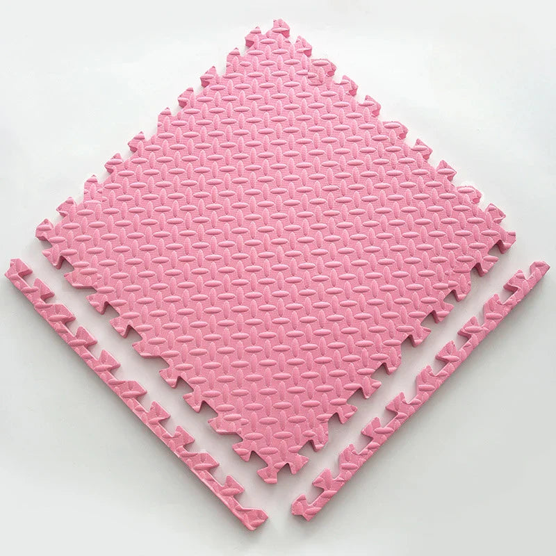 12pcs Foam Baby Play Mat – Soft Interlocking Puzzle Floor Tiles for Kids, Exercise & Play Rug 30x30x1cm