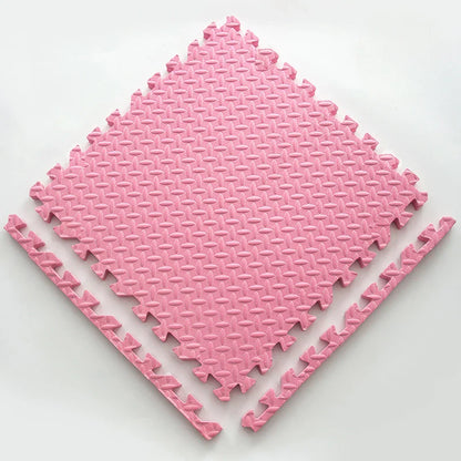 12pcs Foam Baby Play Mat – Soft Interlocking Puzzle Floor Tiles for Kids, Exercise & Play Rug 30x30x1cm