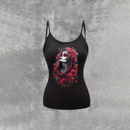 Women’s Slim Strap Tank Top – Breathable Summer Sleeveless Casual Top