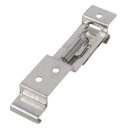 2Pcs Metal Frame Number Plate Clips | Anti-theft Spring Holder for Trucks, Cars, and Trailers | Rectangle Design