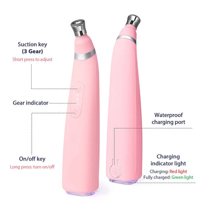 Foreverlily Portable Diamond Peeling Machine – Microdermabrasion Facial Cleaner & Blackhead Remover Vacuum Device
