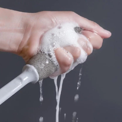 Long Handle Sponge Brush - Kitchen Cleaning Tool for Bottles, Cups, Jugs, and Beer Glasses