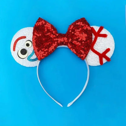 Toy Story Character Headbands - Sequin Bow, Woody, Buzz Lightyear & Alien Hair Accessories for Girls