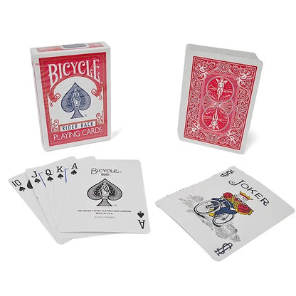 Bicycle Rider Back Playing Cards Deck 808 – Sealed USPCC Poker Cards for Magic Tricks & Stage Performances