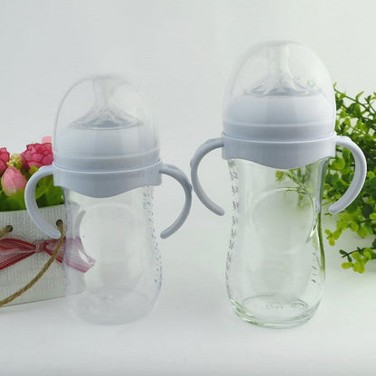 5Pcs/3Pcs/1Pc Baby Bottle Grip Handles – Hand Shank for Avent Natural Wide Mouth Feeding Bottles