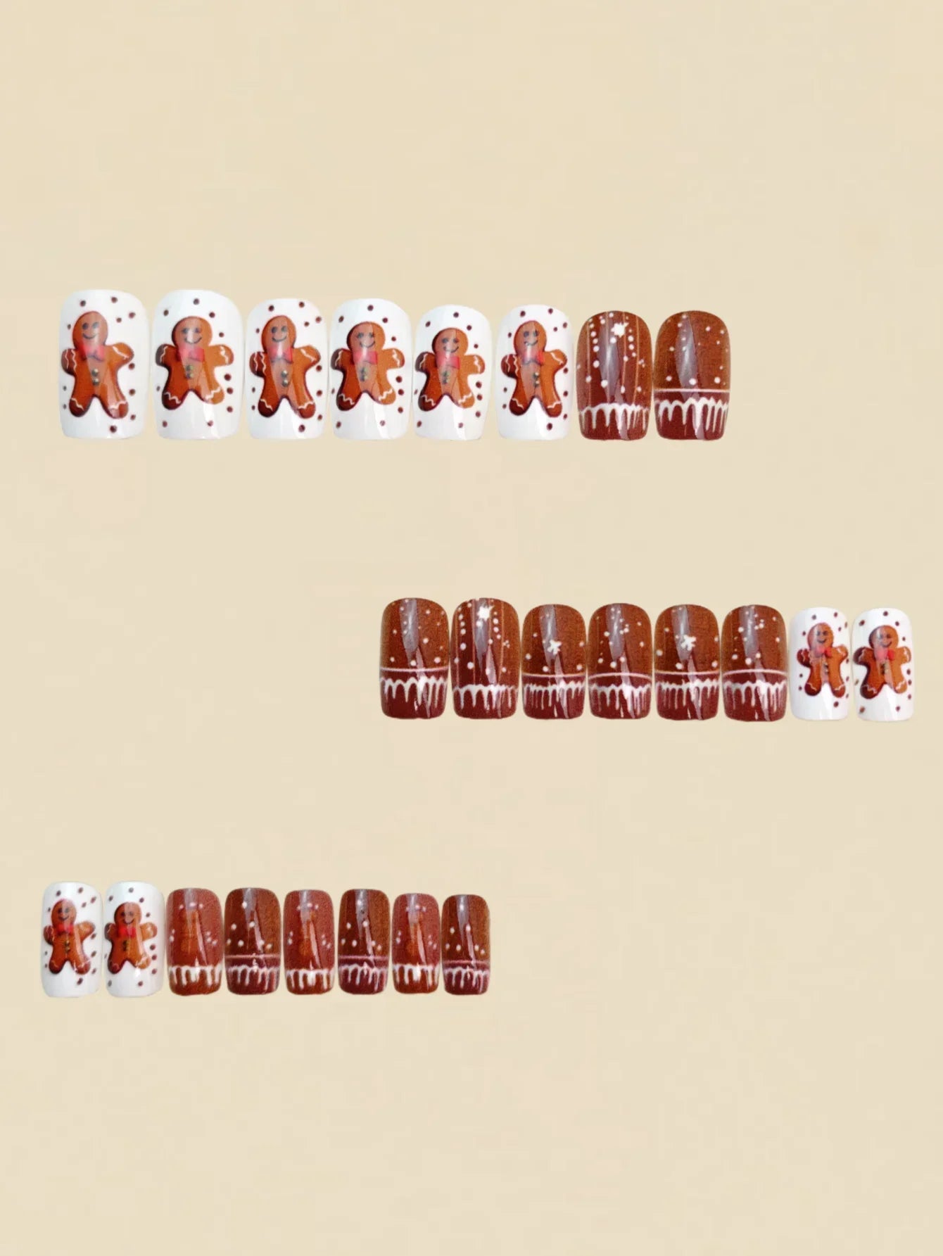 Christmas 3D Nail Art Stickers – Santa, Snowman, Tree, Snowflake & Holiday Designs