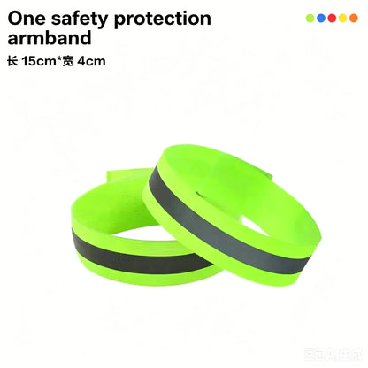High Visibility Reflective Safety Vest - Night Running, Cycling & Motorcycle Traffic Gear for Outdoor Work