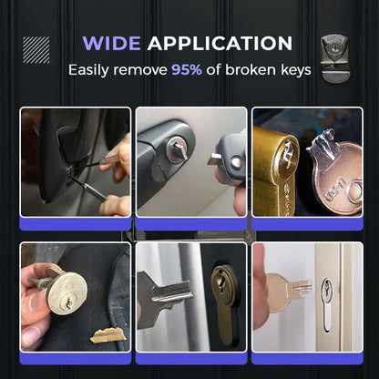 Mintiml® Broken Key Disassembly Kit | Locksmith Tools for Easy Key Extraction | Locking Repair Tool Set