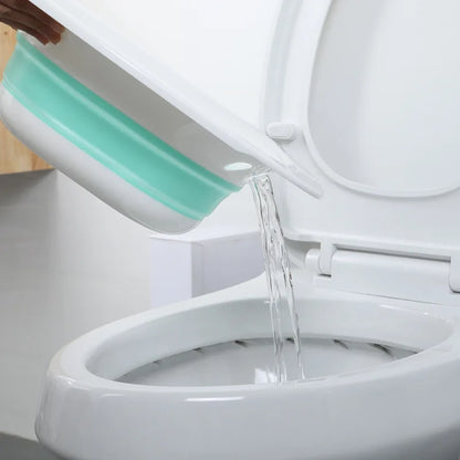 Toilet Hemorrhoid Sitz Bath for Postpartum & Pregnant Women - Foldable, Hangable, Large-Capacity Private Care Solution