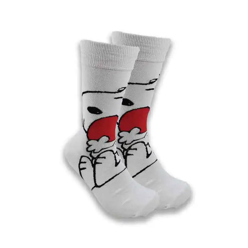 Cartoon Animation Fashion Socks for Men & Women – Autumn Winter Street Style Trendy Casual Combed Cotton Socks