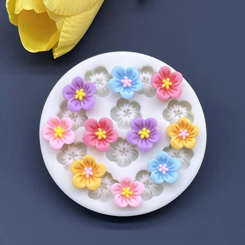 Flower Daisy Silicone Mold — Sugarcraft, Fondant & Cupcake Baking Tool for Cake Decoration