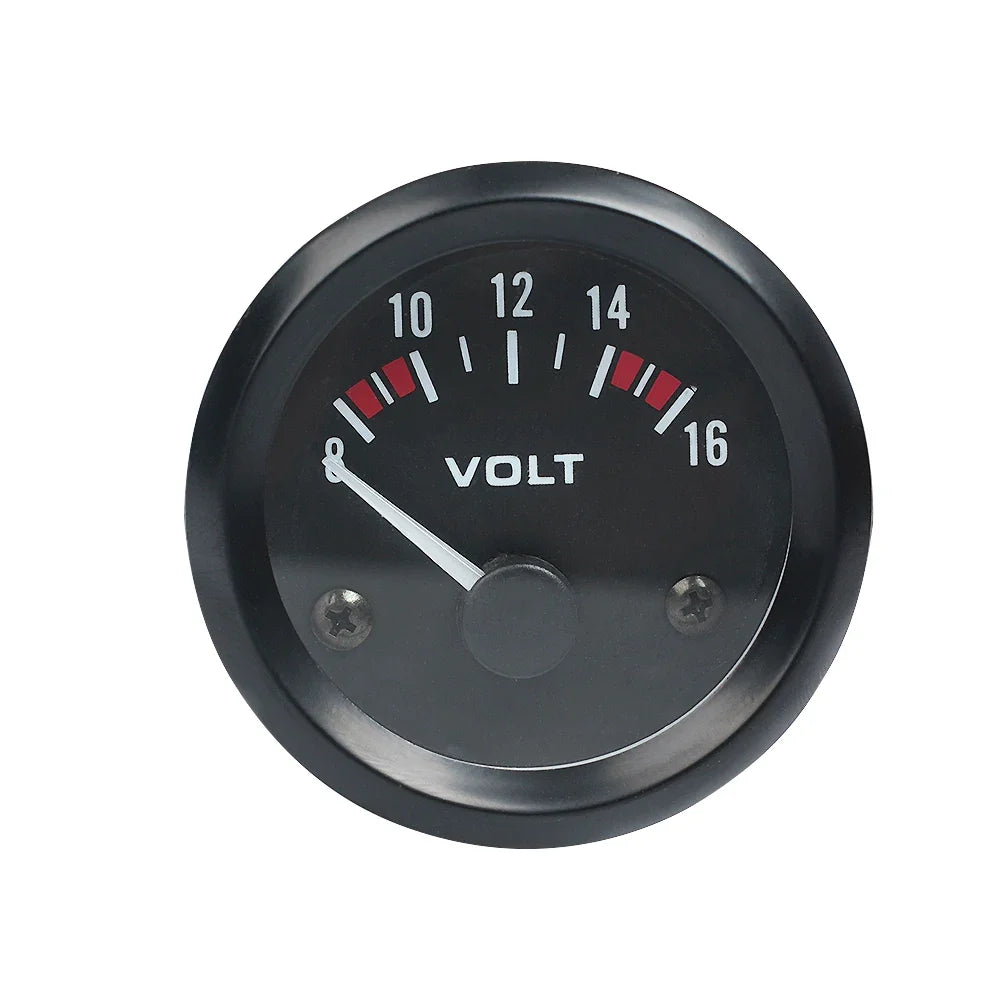 12V Car Gauge 52mm - Water Temperature, Oil Pressure, Fuel, Voltage & Ammeter Meter