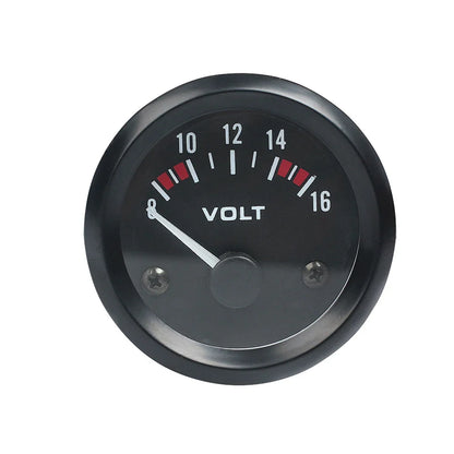 12V Car Gauge 52mm - Water Temperature, Oil Pressure, Fuel, Voltage & Ammeter Meter