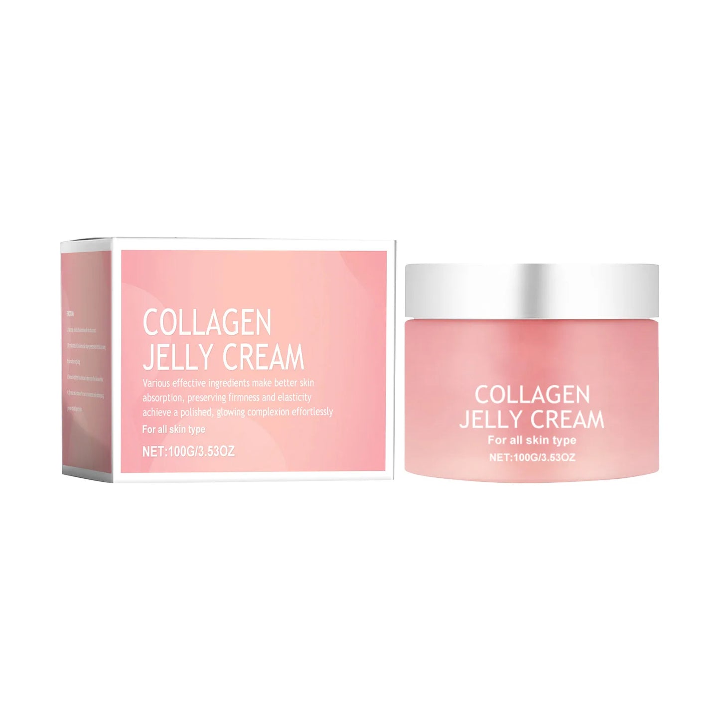 100g Collagen Jelly Cream – Anti-Aging, Anti-Wrinkle, Hydrating, and Skin Tightening Moisturizer for Soft, Firm Skin