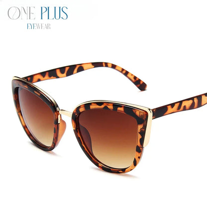 Women's Cat Eye Polarized Sunglasses - Luxury Black Metal Frame, Stylish & Fast-Selling Sunwear