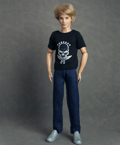 30cm Male Anime Doll Clothes – 1/6 BJD Fashion Casual Suit for KEN Dolls, DIY Reborn Toy Accessories & Gifts